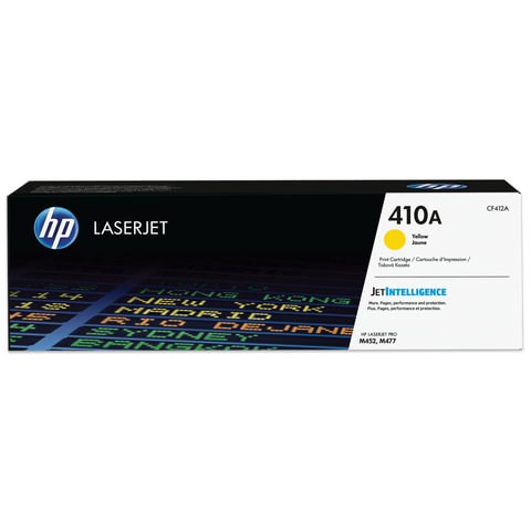Картридж лазерный HP (CF412A) LaserJet Pro M477/M452, №410A, желтый, оригинальный, ресурс 2300 страниц 362115