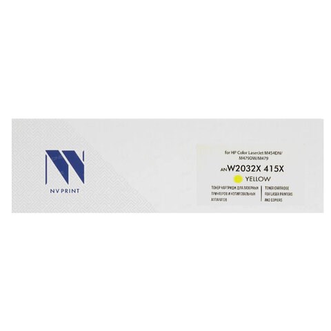 Картридж лазерный NV PRINT (NV-W2032X) для HP Color LaserJet M454dn/M454dw, желтый, ресурс 6000 страниц 364355
