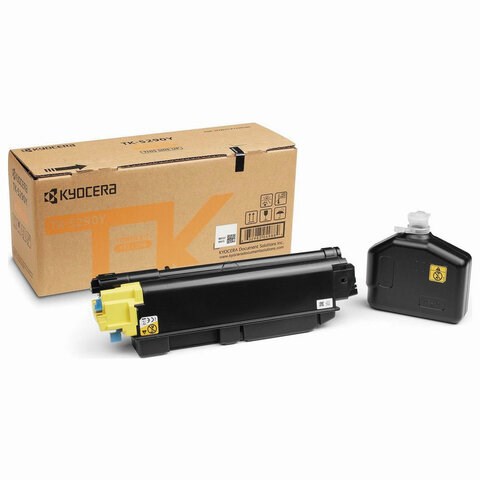 Тонер-картридж KYOCERA (TK-5290Y) P7240cdn, желтый, ресурс 13000 страниц, оригинальный, 1T02TXANL0 363665