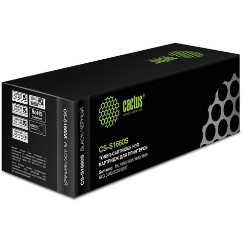 Картридж лазерный CACTUS (CS-S1660S) для SAMSUNG ML-1660/1665, ресурс 1500 страниц 361781