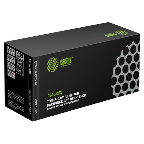 Картридж лазерный CACTUS (CS-TL-420X) для Pantum P3010D/P3010DW/P3300D/P3300DN/P3300DW, ресурс 6000 страниц 363864