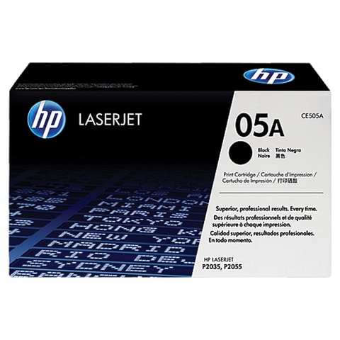 Картридж лазерный HP (CE505A) LaserJet P2035/P2055 и другие, №05А, оригинальный, ресурс 2300 стр. 360559