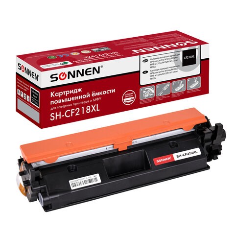 Картридж лазерный SONNEN (SH-CF218XL) HP LJP M104A/M104W, MFP M132FW/M132FN/M132NW/M132A, ресурс 6000 стр., 364106 364106