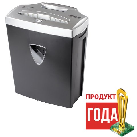 Уничтожитель (шредер) BRAUBERG S12, 4 уровень секретности, фрагменты 4х35 мм, 12 листов, корзина 25 литров, 531774 531774