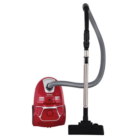 Пылесос TEFAL Compact Power TW3953EA, с пылесборником, потребляемая мощность 750 Вт, красный, 2211400166 456491