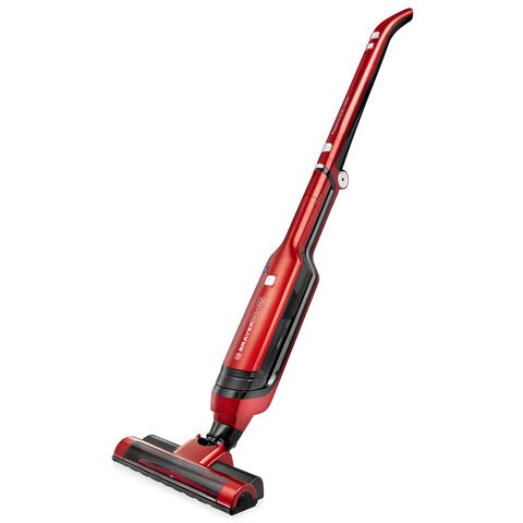 Пылесос вертикальный беспроводной BRAYER BR4264, потребляемая мощность 200 Вт, контейнер 0,5 л, красный 456614