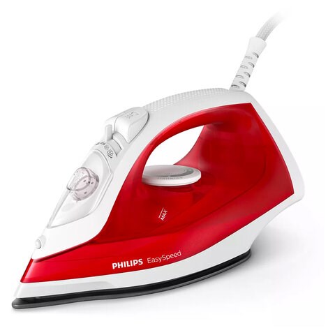 Утюг PHILIPS GC1742/40, 2000 Вт, антипригарное покрытие, самоочистка, красный 456944
