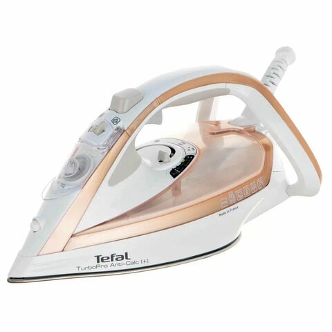 Утюг TEFAL FV5697E1, 3000 Вт, керамическое покрытие, антикапля, антинакипь, самоочистка, бежевый, 1830007645 456502