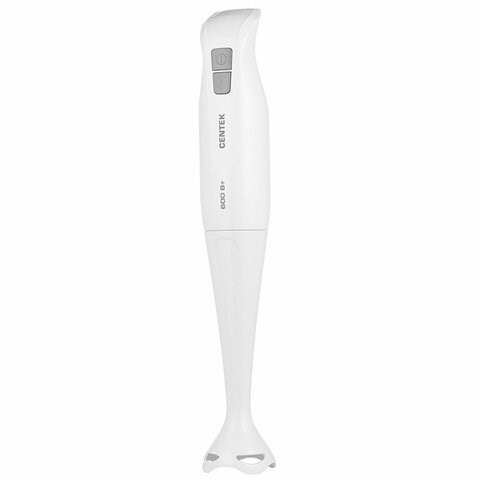Блендер погружной CENTEK CT-1341, 600 Вт, 2 скорости, 1 насадка, белый, CT-1341 White 457569