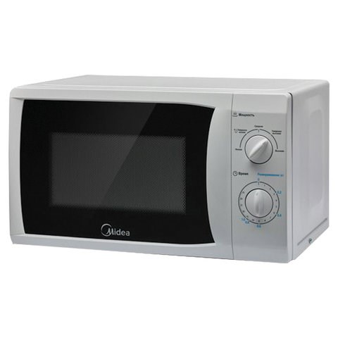 Микроволновая печь MIDEA MM720CFB объем 20 л, мощность 700 Вт, механическое управление, белая 454265
