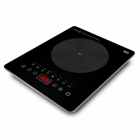 Настольная индукционная плита BQ (БИ-КЬЮ) HP106B, 2000 Вт, 8 программ, электронное управление, черная, 86202117 457508