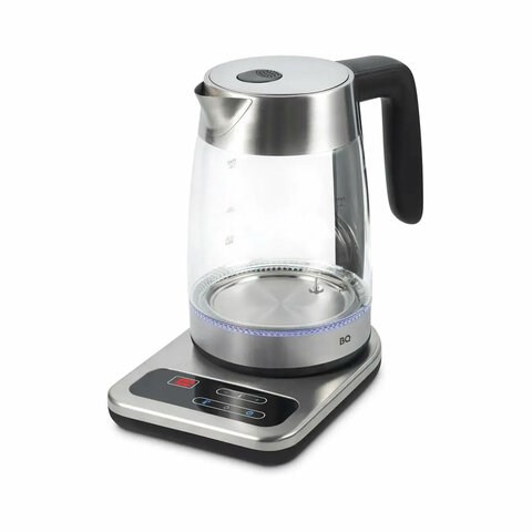 Чайник BQ (БИ-КЬЮ) KT1736G, 1,8 л, 2200 Вт, закрытый нагревательный элемент, ТЕРМОРЕГУЛЯТОР, стекло, 86190523 457557