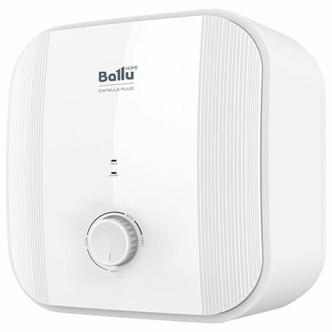Водонагреватель накопительный электрический BALLU BWH/S 15 Capsule Plus U, 2 кВт, 15 л, эмаль, 12337, НС-1338779 457350