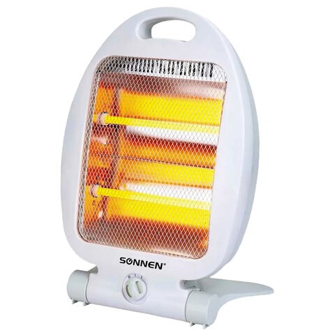 Обогреватель инфракрасный SONNEN RH06, 800 Вт, 2 режима работы, напольная установка, белый, 455737 455737