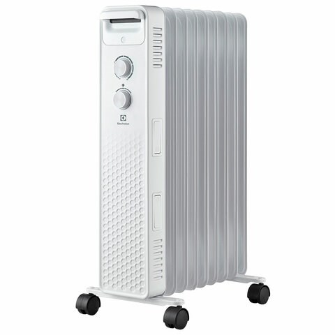 Обогреватель масляный ELECTROLUX EOH/BE-09ZW, 2000 Вт, 9 секций, белый, НС-1639044 457457