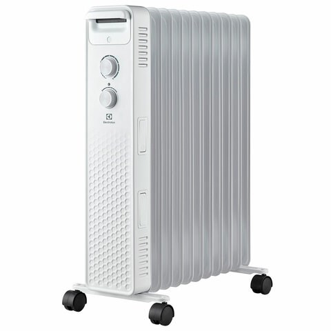 Обогреватель масляный ELECTROLUX EOH/BE-11ZW, 2200 Вт, 11 секций, белый, НС-1639046 457458