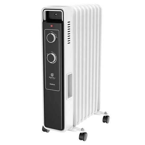 Обогреватель масляный ROYAL CLIMA ROR-PR9-2000M, 2000 Вт, 9 секций, белый 456580