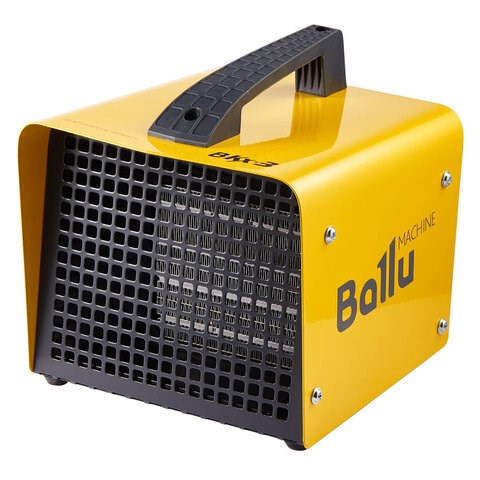 Тепловая пушка электрическая BALLU BKX-3, 2000 Вт, 220 В, терморегулятор, прямоугольная, желтая, НС-1013525 451206