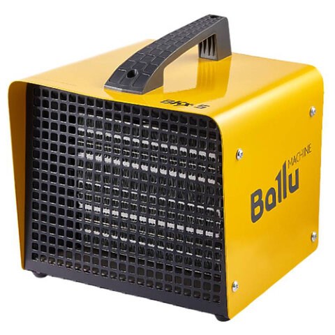 Тепловая пушка электрическая BALLU BKX-5, 3000 Вт, 220 B, терморегулятор, прямоугольная, желтая, НС-1031315 452203