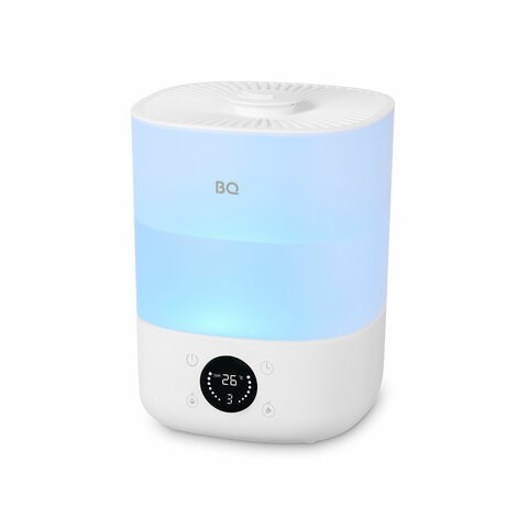 Увлажнитель воздуха BQ (БИ-КЬЮ) HDR1009, объем бака 4 л, 25 Вт, LED-дисплей, аромаконтейнер, белый, 86196444 457544