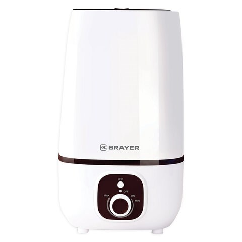 Увлажнитель воздуха BRAYER BR4700WH, объем бака 4 л, 25 Вт, арома-контейнер, белый 456127