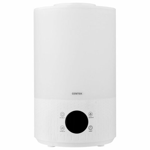 Увлажнитель воздуха CENTEK CT-5104, объем бака 2,8 л, 27 Вт, гигростат, белый 457614