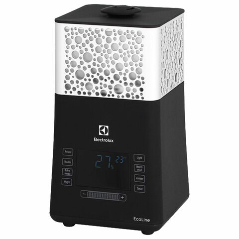 Увлажнитель воздуха ELECTROLUX EHU-3710D, объем бака 5 л, 110 Вт, гигростат, черный, НС-1073571 456527