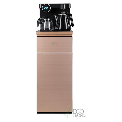 Кулер для воды с чайником, БЕЗ ОХЛАЖДЕНИЯ, ECOTRONIC TB12-LNR Tea Bar, напольный, шкаф, 2 крана, 12370 456865