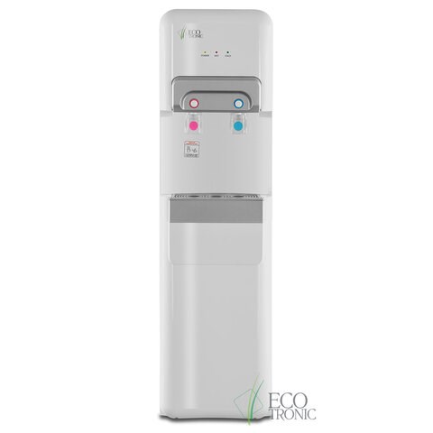 Пурифайер для воды ECOTRONIC V10-U4L напольный, НАГРЕВ/ОХЛАЖДЕНИЕ КОМПРЕССОРНОЕ, 2 крана, белый 7258 456869
