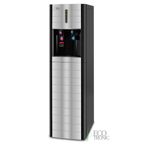 Пурифайер для воды ECOTRONIC V42-U4L, напольный, НАГРЕВ/ОХЛАЖДЕНИЕ КОМПРЕССОРНОЕ, 2 крана, черный, 3061 456871