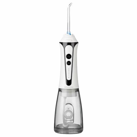 Ирригатор для полости рта REVYLINE RL 450 New, портативный, емкость резервуара 0,3 л, 5 насадок, белый, 7994 457241