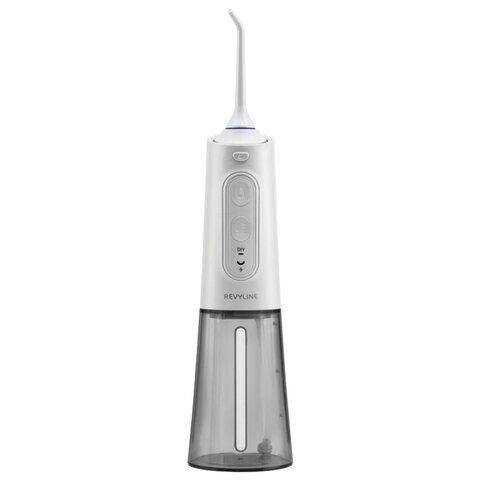 Ирригатор для полости рта REVYLINE RL 660, портативный, емкость резервуара 0,2 л, 2 насадки, белый 456556