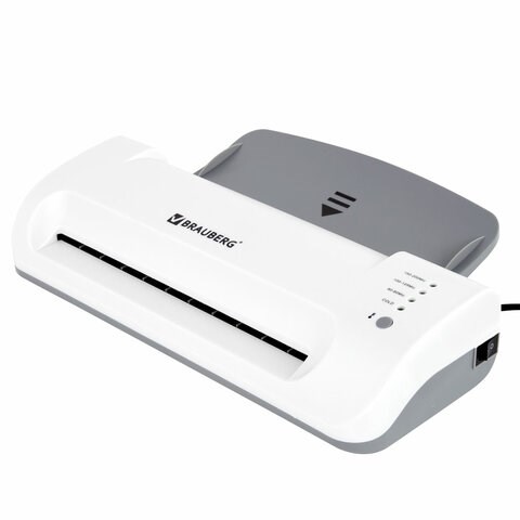 Ламинатор BRAUBERG SILVER MAX A4, толщина пленки 60-200 мкм, скорость 32 см/мин., 532624 532624