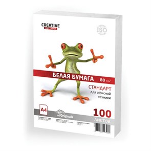 {{photo.Alt || photo.Description || 'Бумага офисная А4, 80 г/м2, 100 л., СТУДЕНЧЕСКАЯ, CREATIVE, Россия, 146% (CIE), БС 100'}}