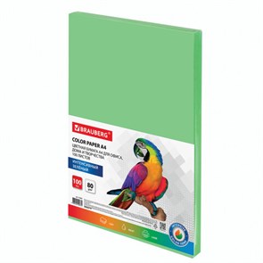 {{photo.Alt || photo.Description || 'Бумага цветная BRAUBERG, А4, 80 г/м2, 100 л., интенсив, зеленая, для офисной техники, 112451'}}