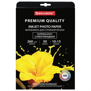 {{photo.Alt || photo.Description || 'Фотобумага PREMIUM суперглянцевая, 10х15 см, 260 г/м2, односторонняя, 50 листов, BRAUBERG, 363999'}}