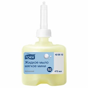 {{photo.Alt || photo.Description || 'Картридж с жидким мылом одноразовый TORK (Система S2) Advanced, 0,475 л, мягкое, 420512'}}