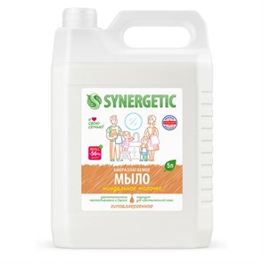 {{photo.Alt || photo.Description || 'Мыло жидкое 5 л SYNERGETIC "Миндальное молочко", гипоаллергенное, биоразлагаемое, 105506'}}