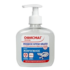 {{photo.Alt || photo.Description || 'Мыло-крем жидкое 300 г ОФИСМАГ, "Премиум жемчужное", с антибактериальным эффектом, дозатор, 606782'}}