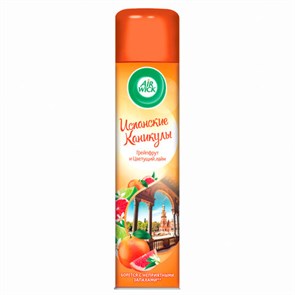 {{photo.Alt || photo.Description || 'Освежитель воздуха аэрозольный 290 мл, AIRWICK "Испанские каникулы" – "Грейпфрут и цветущий лайм", 93107, 3094510'}}