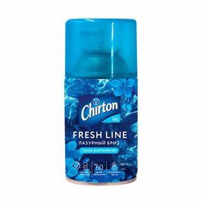 {{photo.Alt || photo.Description || 'Сменный баллон 250 мл, CHIRTON "Лазурный бриз", для автоматических освежителей, универсальный, сухое распыление, 4670013302574'}}