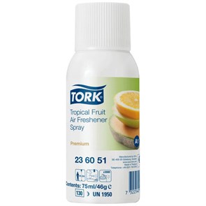 {{photo.Alt || photo.Description || 'Сменный баллон 75 мл, TORK (Система А1) Premium, тропический аромат, 236151'}}