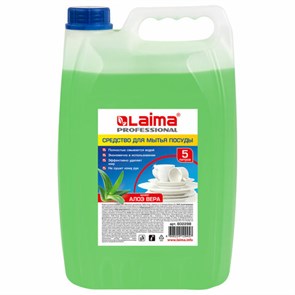 {{photo.Alt || photo.Description || 'Средство для мытья посуды 5 л, LAIMA PROFESSIONAL концентрат, "Алоэ Вера", 602298'}}