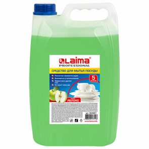{{photo.Alt || photo.Description || 'Средство для мытья посуды 5 л, LAIMA PROFESSIONAL, концентрат, "Яблоко", 604651'}}