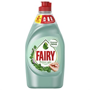 Средство для мытья посуды, 450 мл, FAIRY (Фейри) "Нежные руки", "Чайное дерево и мята" 603143