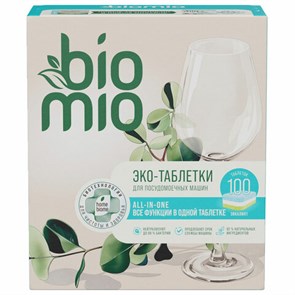{{photo.Alt || photo.Description || 'Таблетки для посудомоечной машины 100 шт. BIOMIO "Эвкалипт", 510.73090.0101'}}