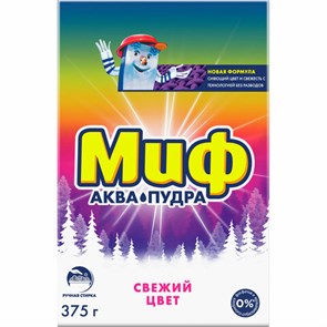 {{photo.Alt || photo.Description || 'Стиральный порошок для ручной стирки 375 г, МИФ "Свежий цвет", 741113'}}