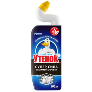 {{photo.Alt || photo.Description || 'Средство для уборки туалета 500 мл ТУАЛЕТНЫЙ УТЕНОК Супер Сила "Видимый Эффект", 696888'}}