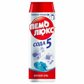 {{photo.Alt || photo.Description || 'Чистящее средство 480 г, ПЕМОЛЮКС Сода-5/7 "Морской бриз", порошок'}}
