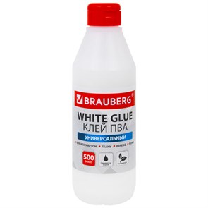 {{photo.Alt || photo.Description || 'Клей ПВА BRAUBERG, 0,5 кг, универсальный (бумага, картон, дерево), 600982'}}